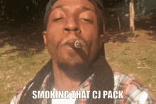 Cj Connorjaiye GIF - Cj Connorjaiye Cj Smoking That Pack GIFs