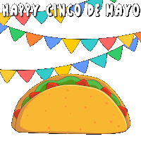 Happy Cinco De Mayo May 5 Sticker