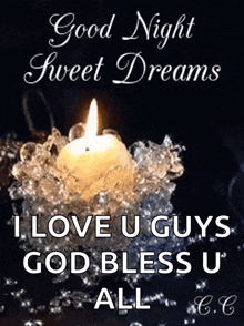 Good Night Sweet Dreams GIF - Good Night Sweet Dreams Candles GIFs