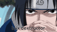 Luix Dextructor Sasuke Uchiha GIF - Luix Dextructor Sasuke Uchiha Anime GIFs