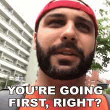 Youre Going First Right Ahmed Aldoori GIF - Youre Going First Right Ahmed Aldoori You Come First Right GIFs