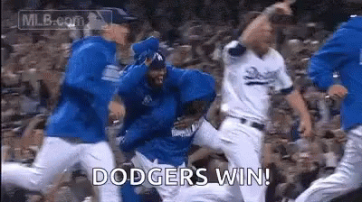 Dodgers Dodgers Win GIF - Dodgers Dodgers Win Go Dodgers