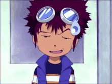 daisuke motomiya motomiya daisuke davis motomiya sweat drop anime sweat drop