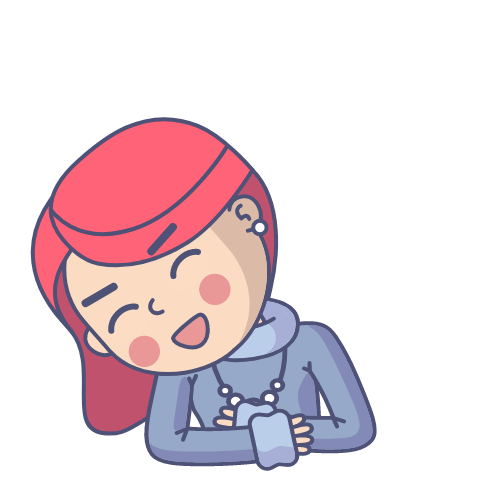 Red Elizabeth Red Hair Sticker - Red Elizabeth Red Hair Laughing Stickers