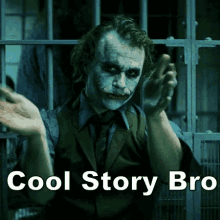 Congratulations Cool Story Bro GIF - Congratulations Cool Story Bro Joker GIFs