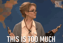 This Is Too Much Meryl Streep GIF - This Is Too Much Meryl Streep Saturday Night Live GIFs
