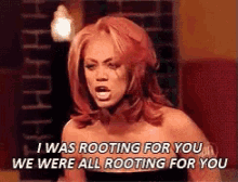 tyra jussie rooting for you you failed me mad i was rooting for you we were all rooting for you