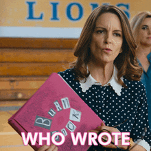 Who Wrote All This Junk Ms Norbury GIF - Who Wrote All This Junk Ms Norbury Mean Girls GIFs