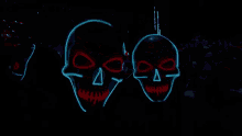 Glow In The Dark Skull GIF - Glow In The Dark Skull Crowed GIFs