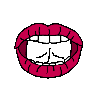 Mouth Lips Sticker - Mouth Lips Speak Stickers