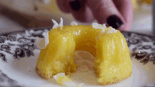 Quindim GIF - Custard Cake Servings GIFs