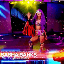 Sasha Banks Entrance GIF - Sasha Banks Entrance Hot GIFs