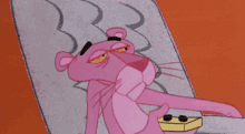Pink Panther - The Pink Tail Fly GIF