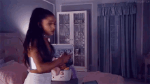 Remembering You Left The Oven On GIF - American Horror Story Ariana Grande Surprised GIFs