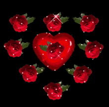 Love You Hearts GIF - Love You Hearts Rose GIFs