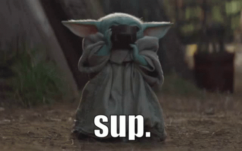 Sup Baby Yoda GIF - Sup Baby Yoda Grogu GIFs
