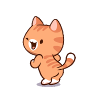 Kitty Shaking It Sticker - Kitty Shaking It Cartoon Stickers