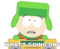 Whats Going On Kyle Broflovski Sticker - Whats Going On Kyle Broflovski South Park Stickers