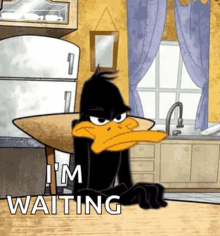 Daffy Duck Looney Tunes GIF - Daffy Duck Looney Tunes Waiting GIFs