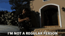 Im Not A Regular Person Unusual GIF - Im Not A Regular Person Unusual Special GIFs