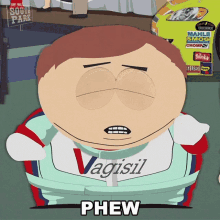 Phew Eric Cartman GIF - Phew Eric Cartman South Park GIFs