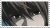 a close up of a person 's face with a border around it