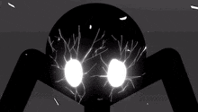 a black background with white lines that look like grass growing out of it
