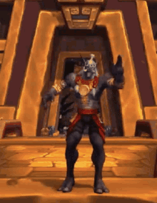World Of Warcraft Dance Zandalari Troll Male GIF