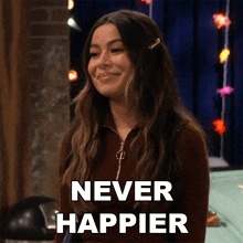 Never Happier Carly Shay GIF - Never Happier Carly Shay Icarly GIFs