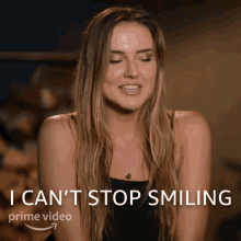 I Cant Stop Smiling Isabel GIF - I Cant Stop Smiling Isabel The One That Got Away GIFs