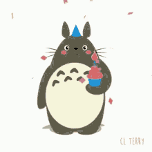 Totoro Birthday GIF - Totoro Birthday Chloe GIFs