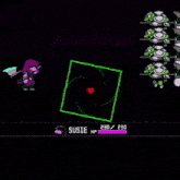 a screenshot of a video game with the name susie on it