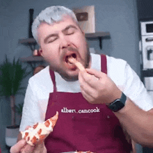 Eating Albert Niazhvinski GIF - Eating Albert Niazhvinski Albert Cancook GIFs
