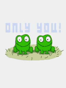 Onlyyou Frogs GIF - Onlyyou Frogs Kiss GIFs