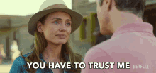 You Have To Trust Me Laura Haddock GIF