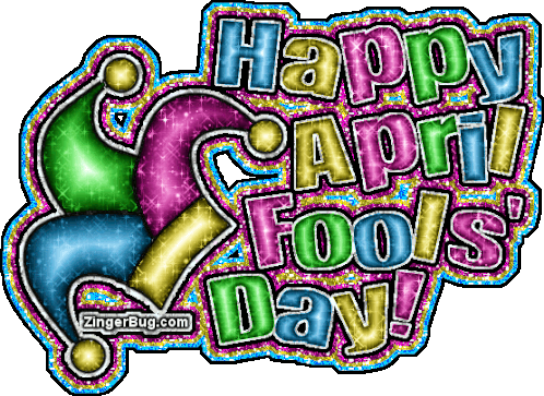 April Fools Happy April Fools Day Sticker - April Fools Happy April Fools Day Glittery Stickers