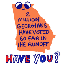 2million georgians georgia voter georgian runoff georgia runoff