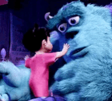 Hug Boo GIF - Hug Boo Monsterinc GIFs