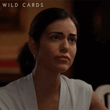 Not Amused Rachel Sisco GIF - Not Amused Rachel Sisco Wild Cards GIFs