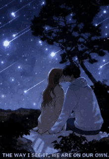 the way i see it hold me romantic night i love you stars shining