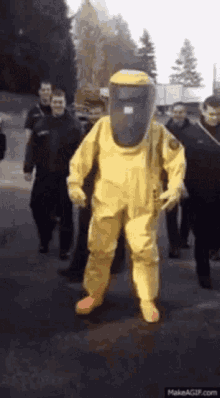 Safety Suit Germ Free GIF - Safety Suit Germ Free Dance GIFs