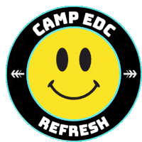 Camp Edc Refresh Refresh Sticker - Camp Edc Refresh Camp Edc Refresh Stickers