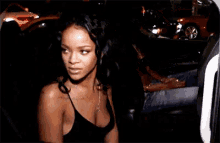 Rihanna Limo GIF - Rihanna Limo Window GIFs