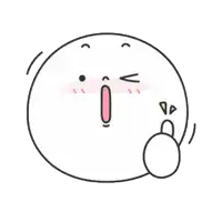 a cartoon character with a surprised look on his face and a thumbs up