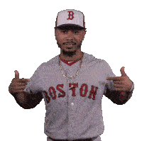Boston Red Sox Mookie Betts Sticker - Boston Red Sox Mookie Betts Pride Stickers