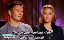 Get Your Mind Out The Gutter, Hot Sauce! GIF - Gutter Mind Out The Gutter Get Your Mind Out Of The Gutter GIFs