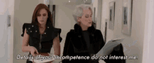 Miranda Meryl Streep GIF - Miranda Meryl Streep Incompetence GIFs