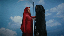 Doja Cat Paint The Town Red GIF - Doja Cat Paint The Town Red Grim Reaper GIFs