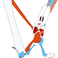 Shocked Buster Bunny Sticker