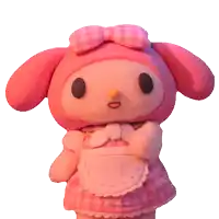 a stuffed animal with a bow on its head